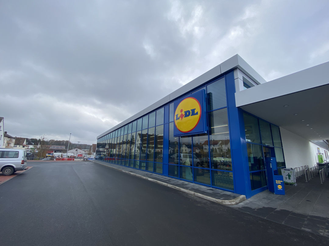 Neubau eines LIDL Marktes in Mainaschaff